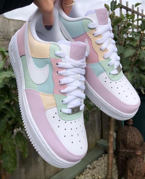 air force 1 low pastel shoes.